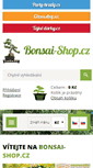 Mobile Screenshot of bonsai-shop.cz
